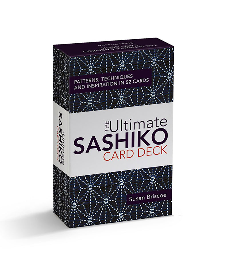 The Ultimate Sashiko Card Deck
Patterns, techniques, and inspiration in 52 cards by Susan Briscoe