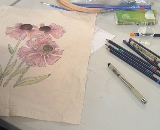 Join Nancy from Nifty Needles for a lovely day workshop in Intense / Red work Workshop 23rd of May