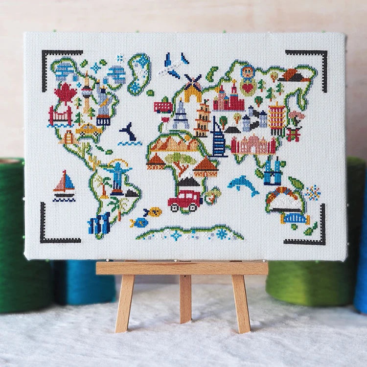 Adventure Awaits - Cross stitch kit