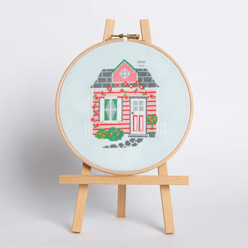 Caterpillar crafts cross stitch Mulberry Cottage