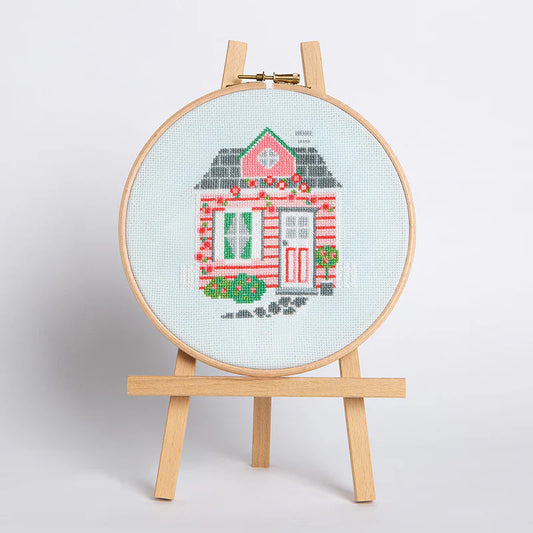 Caterpillar crafts cross stitch Mulberry Cottage